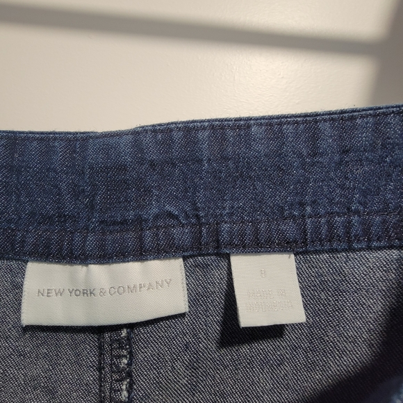 New York & Company Dark Blue Denim Apparel - Picture 9 of 9